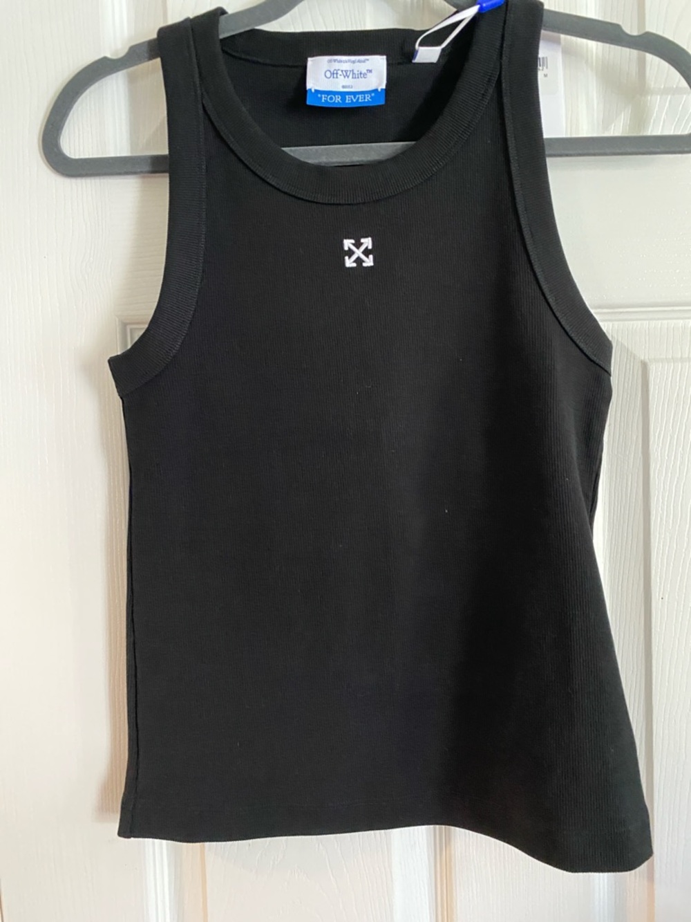 Off-White NWT Black Logo Tank Top Current MSRP 350